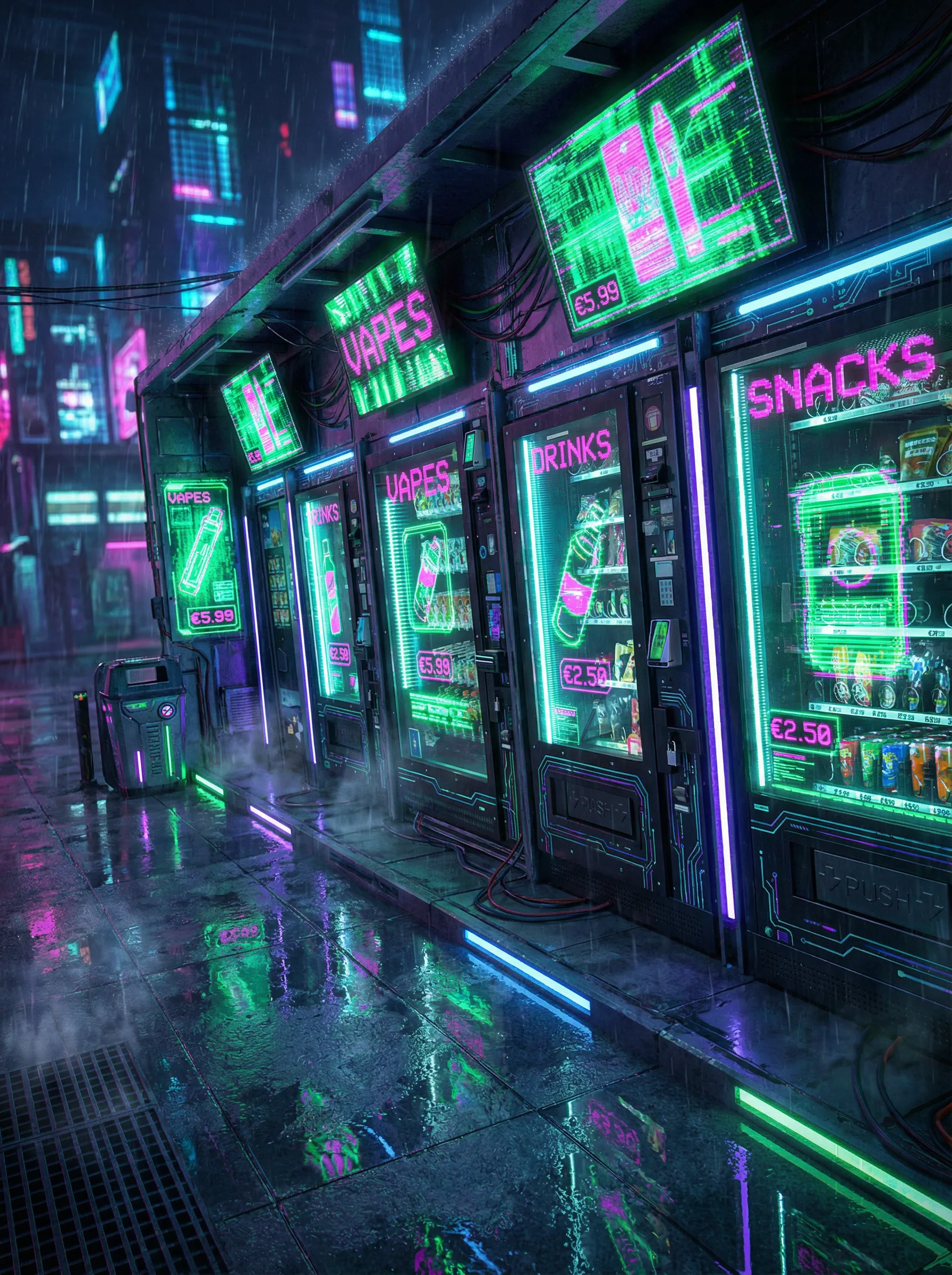 Cyberpunk Vending Machine
